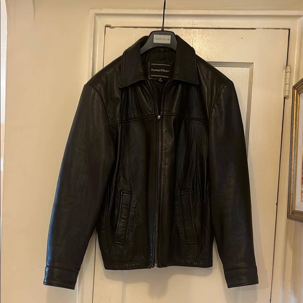 Perry Ellis Black Lightweight Shirt Jacket